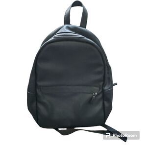 Steve Madden Faux Leather Black Backpack